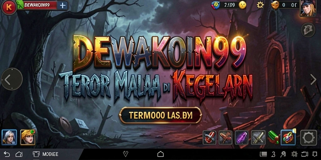 Gameplay mendebarkan DEWAKOIN99 dengan suasana penuh horror.