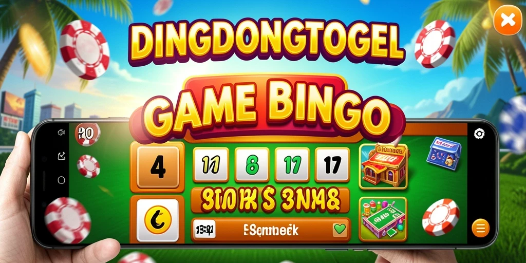 Screenshot DINGDONGTOGEL menunjukkan pemain menikmati gameplay Bingo.