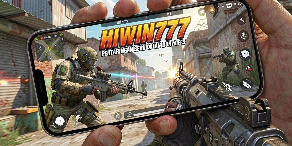 Tampilan gameplay seru HIWIN777 dengan aksi tembak-menembak yang mendebarkan.