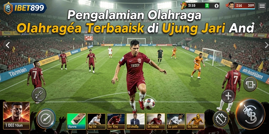 Screenshot utama IBET899 menampilkan tampilan menarik dari gameplay olahraga.