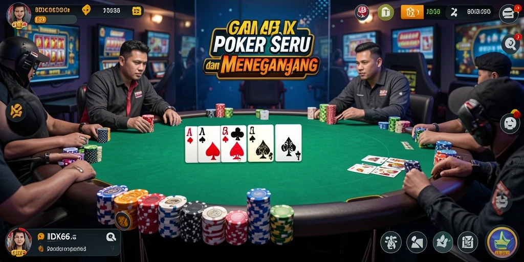 Gameplay seru di IDX66 dengan fitur poker menarik.