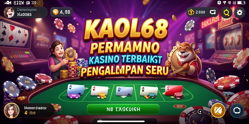 Screenshot KAOL68 menampilkan gameplay Kasino yang seru dan interaktif.