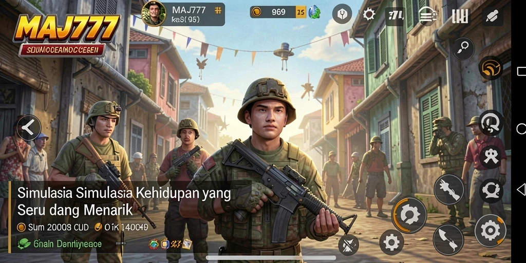 Tampilan gameplay MAJ777 yang memukau dan interaktif.