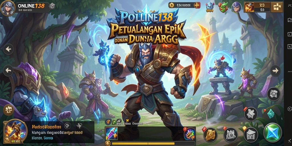 Tampilan gameplay yang action-packed dalam ONLINE138.
