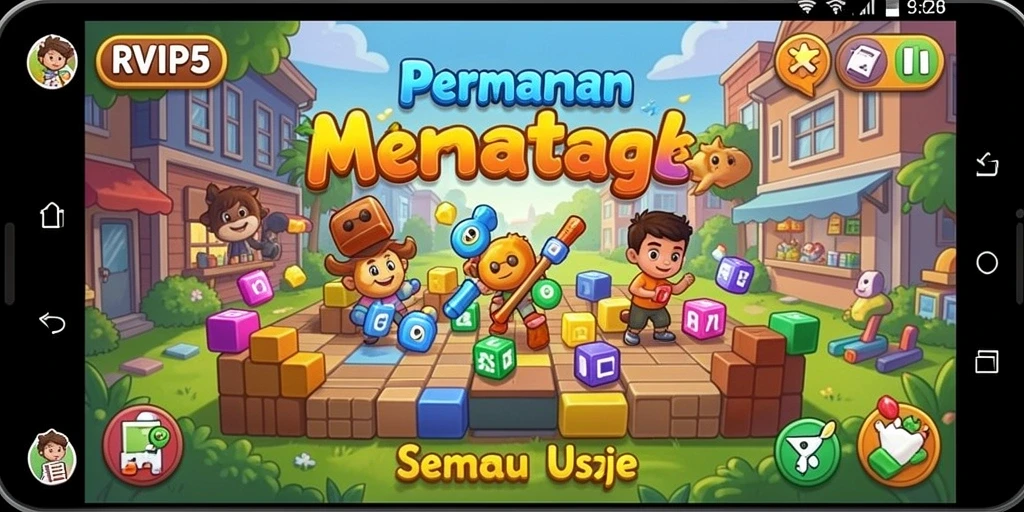 Screenshot gameplay RVIP5 memperlihatkan tantangan Puzzle yang menarik.